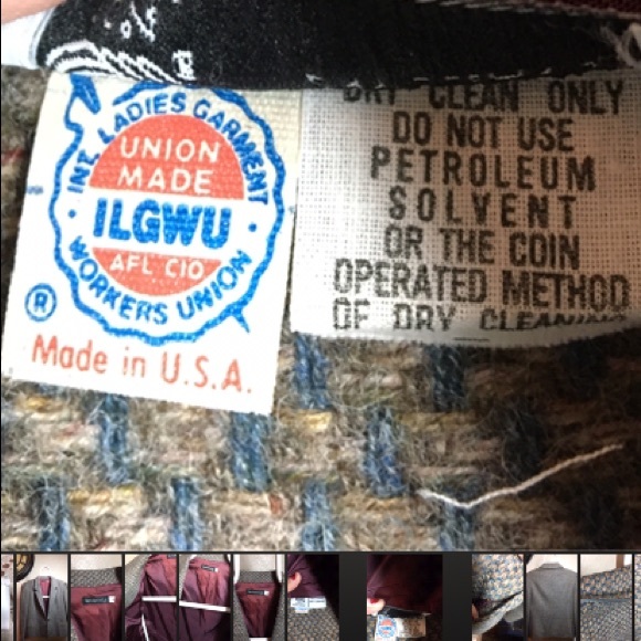 Vintage Breckenridge plaid wool blazer - Picture 5 of 8